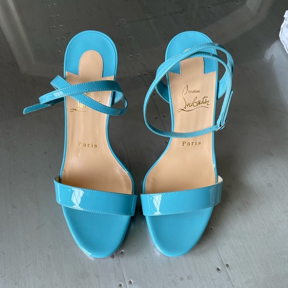 Christian Louboutin Loubi Queen Blue 